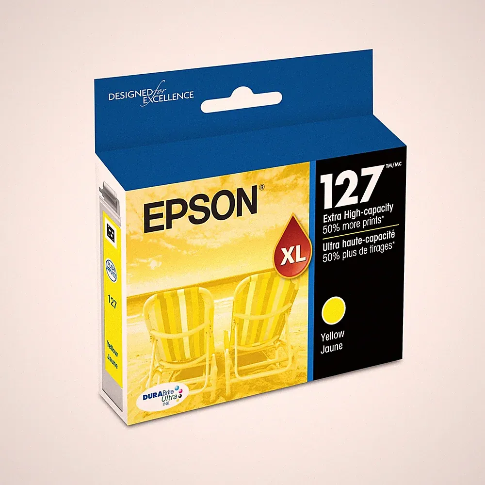 Epson Yellow Inkjet Printer Ink Cartridge DURABrite Ultra Smudge Fade Resistant