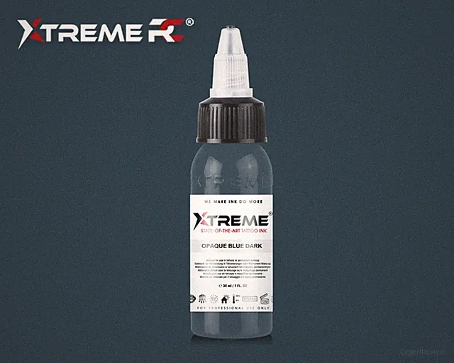 EU REACH Compliant OPAQUE BLUE DARK by Xtreme Ink Premium Tattoo Color Pigment