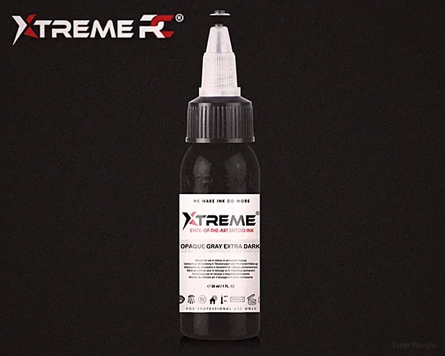 EU REACH Compliant OPAQUE GRAY EXTRA DARK by Xtreme Ink Tattoo Color Pigment